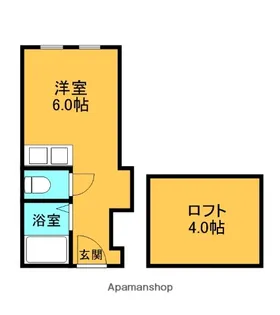吉祥寺カリス【1階】の間取り