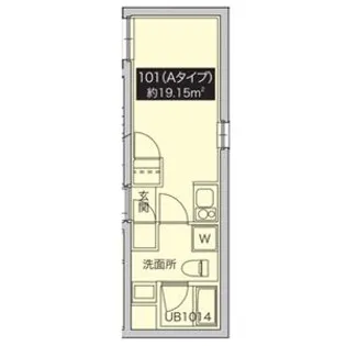 プティレスト南常盤台【1階】の間取り