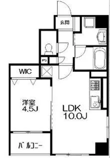 ユーノ 新宿柏木【3階】の間取り