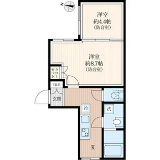 LIBERTE板橋本町【2階】の間取り