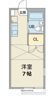 KSHKアパートメント【1階】の間取り