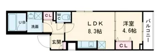 SーRESIDENCE高井戸EAST【4階】の間取り