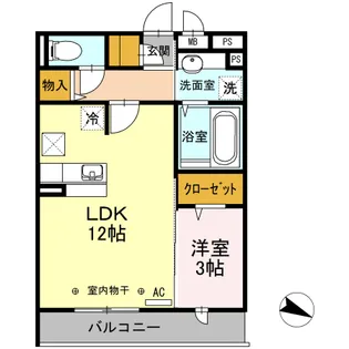 REGALO【1階】の間取り