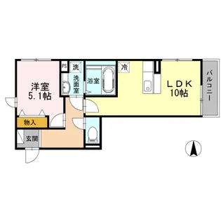 レユシール【3階】の間取り