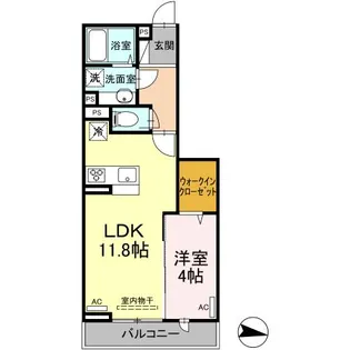 エクセリア上鷺宮Ⅰ【2階】の間取り