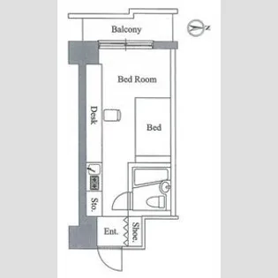 アレックス日乃本【6階】の間取り