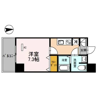 リベラーレ中野【1階】の間取り