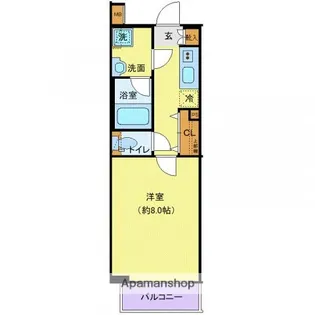 プレール・ドゥーク高井戸【1階】の間取り