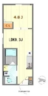 秀和鷺宮【1階】の間取り