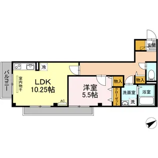 メゾン ド グランメール【3階】の間取り