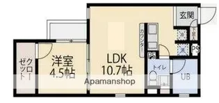 セドール代田橋【3階】の間取り