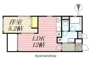 ALATO祐天寺【1階】の間取り
