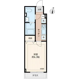 ピアコートTM上石神井 弐番館【1階】の間取り
