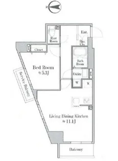 テラス阿佐ヶ谷【2階】の間取り