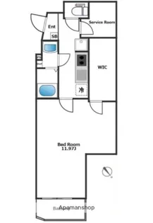 アンベリール代田橋【4階】の間取り