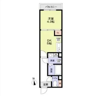 Jブラン関町【2階】の間取り