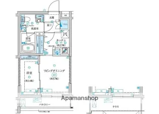 ベルシード王子神谷【5階】の間取り