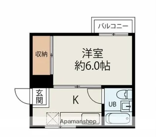 リバーサイド石神井【3階】の間取り