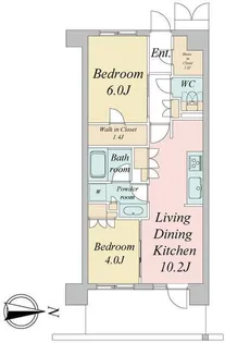 トラープランド蒼麗館【4階】の間取り