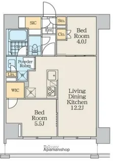 東京都中野区弥生町5丁目【マンション】の間取り