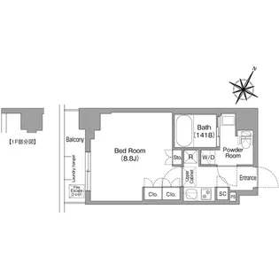 コンフォリア・リヴ新中野SOUTH【2階】の間取り