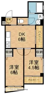 エスポワール西が丘【3階】の間取り
