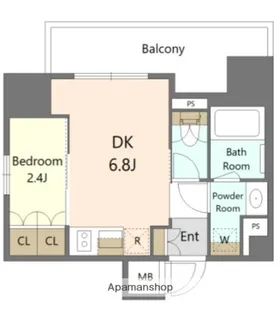 ALIVIS十条【5階】の間取り