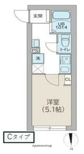 レピュア高円寺レジデンス【2階】の間取り