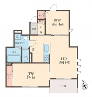 けやきガーデン【1階】の間取り