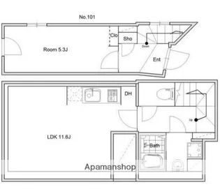 GLACIS【1階】の間取り