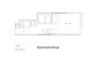 ソルナクレイシア三鷹Ⅱ【1階】の間取り