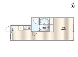 マーレ十条【1階】の間取り