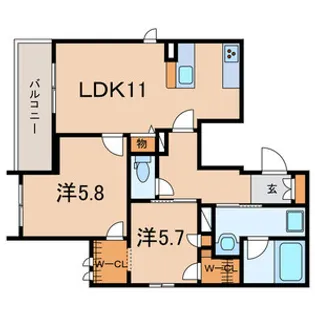シャーメゾン南大塚【3階】の間取り