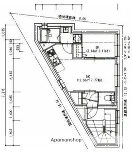 スワンクロスビル【3階】の間取り