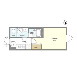 ネオアーバンレジデンス方南町【3階】の間取り