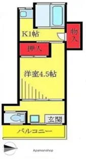 ラルーチェ十条【1階】の間取り