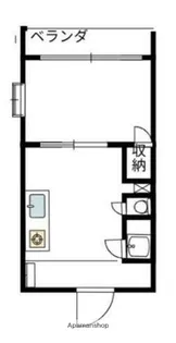 グリーンハイツB【1階】の間取り