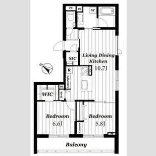 風香田園調布【4階】の間取り