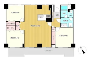 ルネ吉祥寺【11階】の間取り