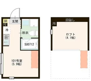 ハーモニーテラス上石神井Ⅴ【2階】の間取り
