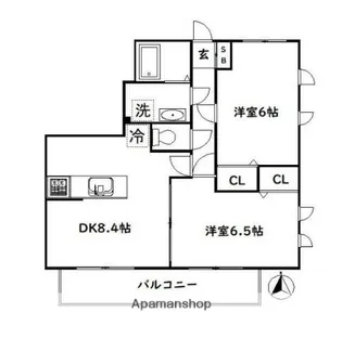 カーサ・ヴェルデ【2階】の間取り