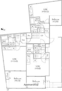 FONS LUCIS IZUMI【1階】の間取り