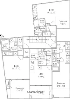 FONS LUCIS IZUMI【2階】の間取り