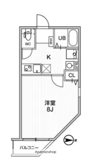 T’S CUORE梅ヶ丘【2階】の間取り