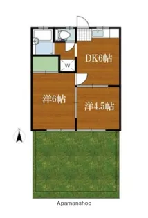 チェリーハイツ【1階】の間取り
