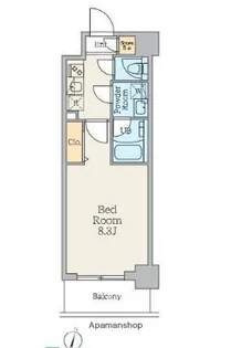 クレストコート中板橋【8階】の間取り
