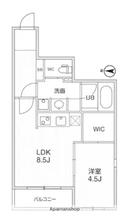 TASUKI RICHESSE HIGASHI−KOENJI【1階】の間取り