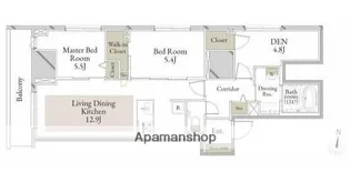 スカイテラス南大塚【4階】の間取り