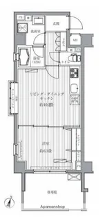 メゾンカルム西新宿【5階】の間取り