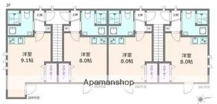 URBAN FOREST【1階】の間取り